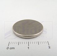 Neodymový magnet válec N35 D20x2mm