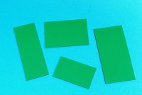 Magnetický štítek 0,7x30x50mm barva zelená
