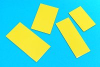 Magnetický štítek 0,7x30x50mm barva žlutá