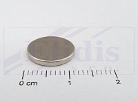 Neodymový magnet válec N35 D12x1,5mm